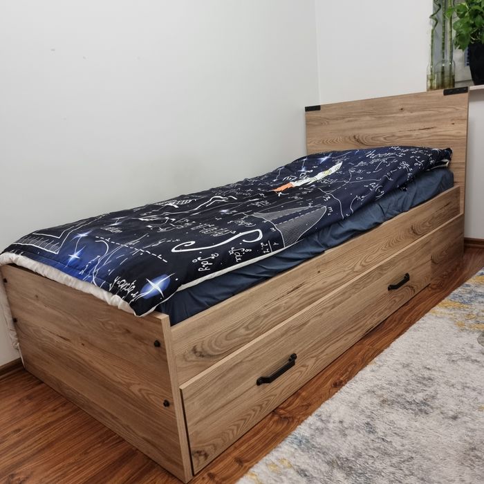 Łóżko z szufladą Lara BRW 90x200