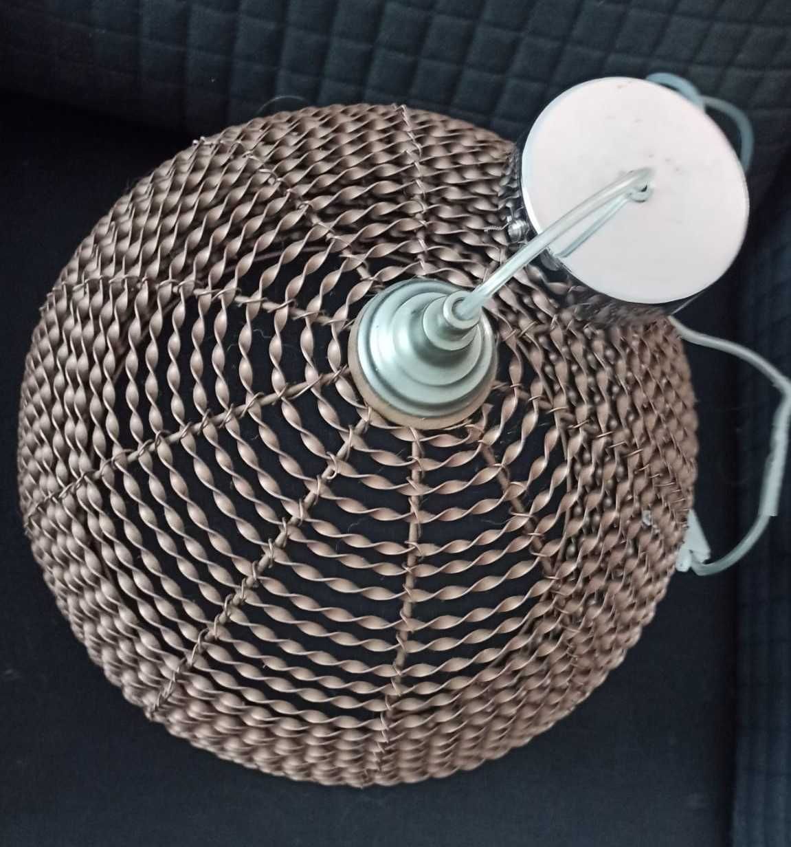 LAMPA WISZĄCA w kolorze miedzianym
