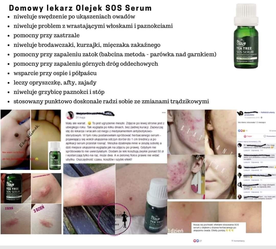Sos serum  z drzewa herbacianego