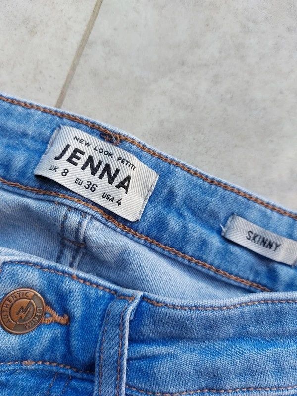 Jeansy spodnie jeansowe rurki skinny Jenna New Look S 36