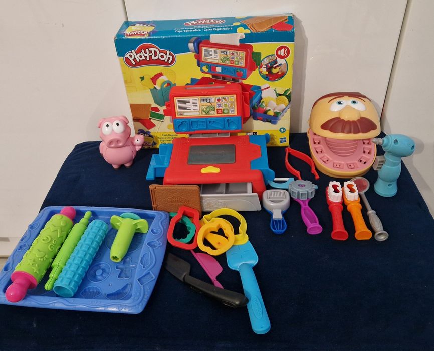 Zestawy PlayDoh dentysta,fryzjer i inne