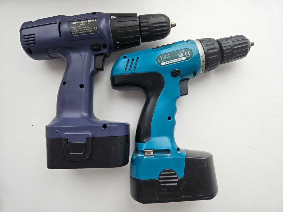 Шуруповерти акумуляторні два