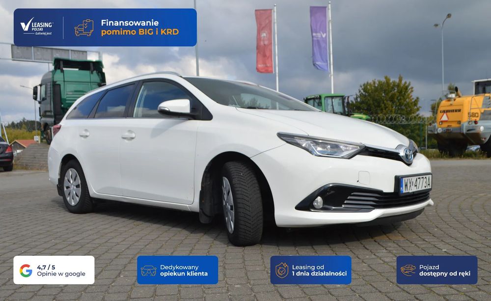 Toyota Auris [14498] Hybryda 1,6 B. + LPG, automat, tempomat, polski salon, Fv 23%.