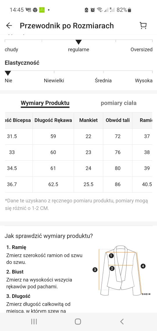 Nowa Marynarka pudrowy róż