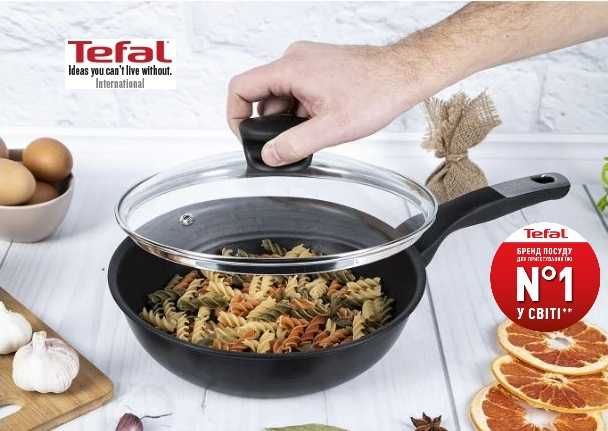 Tefal Glass Lids/новая универсальная крышка для кухонной посуды Ø24 см