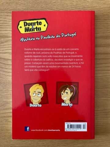 Livro "Mistério no Pavilhão de Portugal"