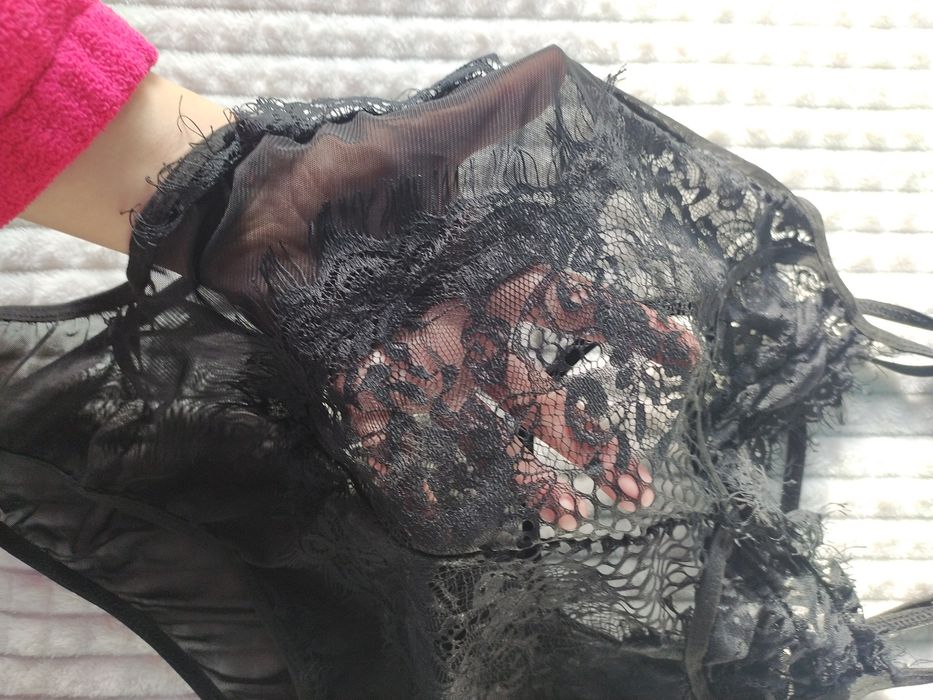 Прозорий пікантний боді еротична білизна С-м