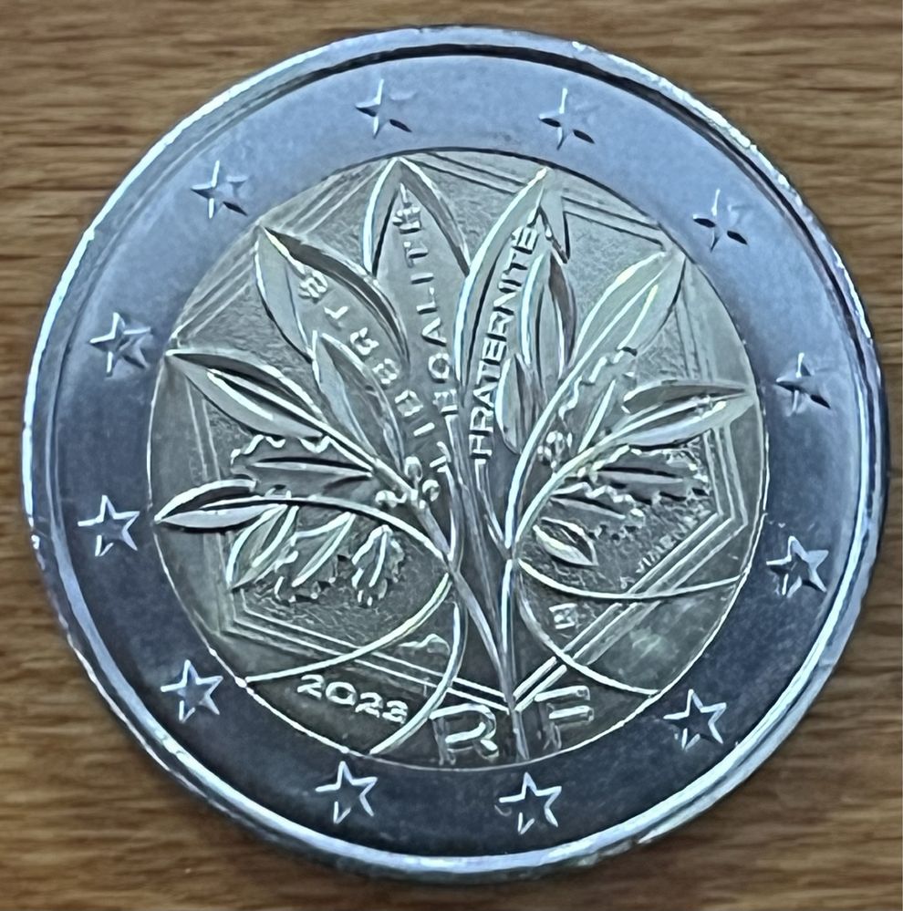 Moeda 2€ comemorativa franca RF