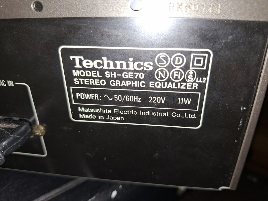 Equalizador Technics SH-GE70 como novo
