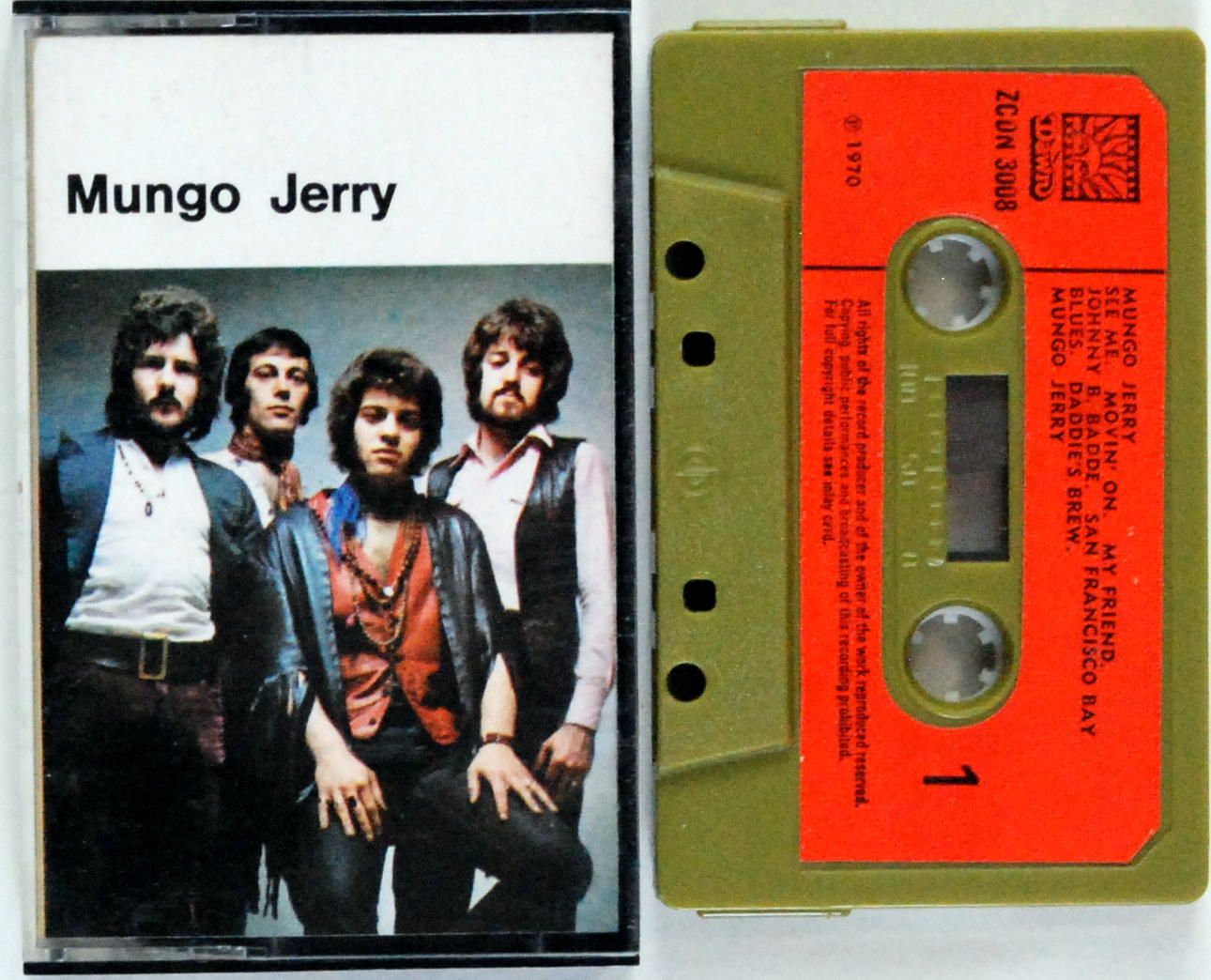 Mungo Jerry - Mungo Jerry (UK) MC I Wydanie 1970r. BDB