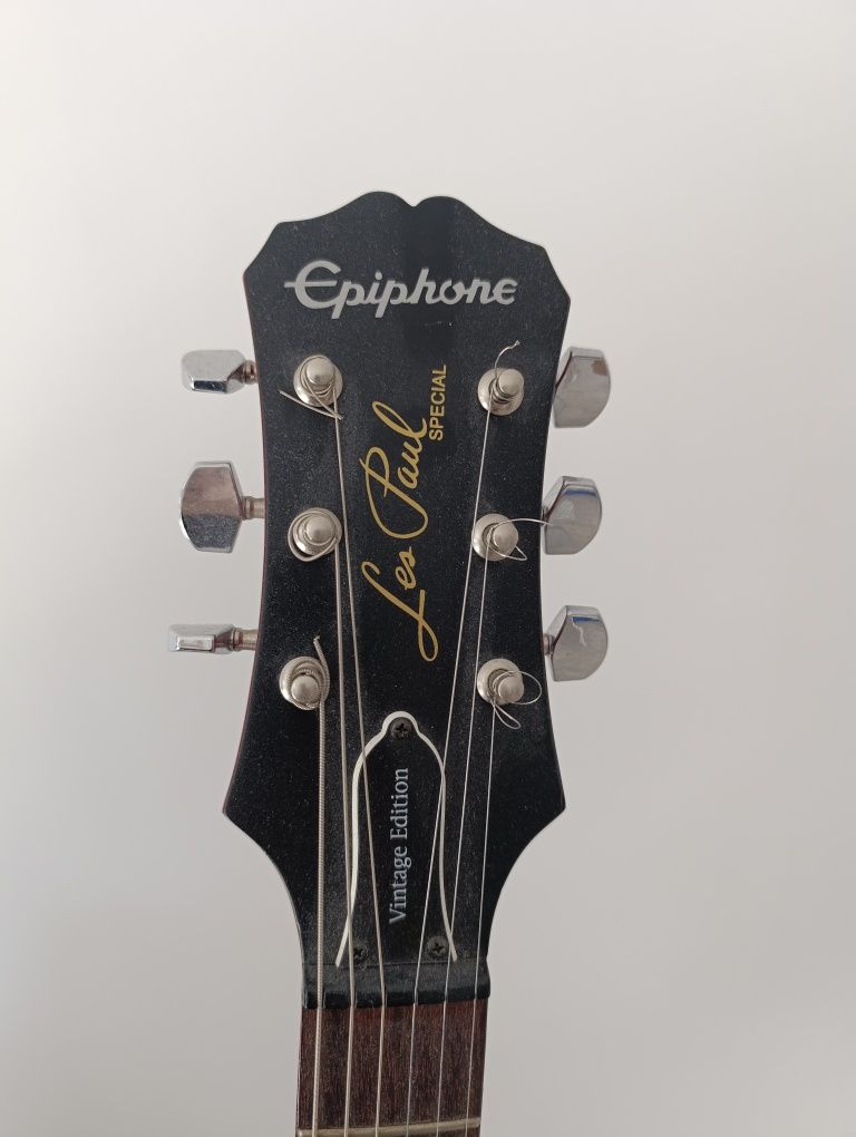 Epiphone Les Paul Special Red E1 HSV gitara elektryczna + Lin