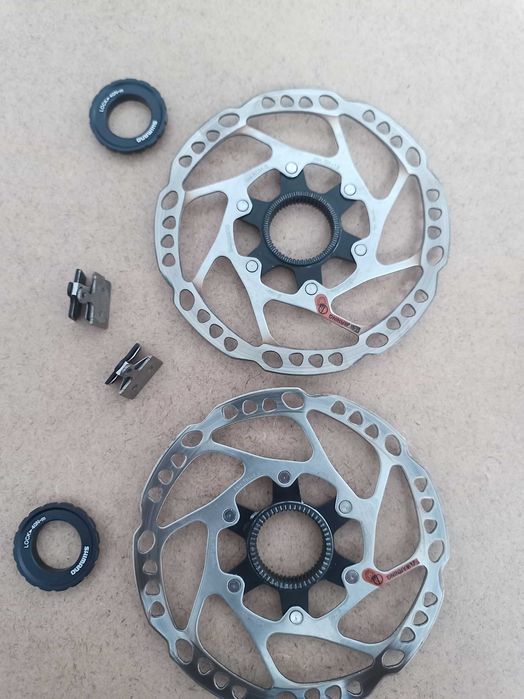 conjunto discos shimano SM RT-64-S 160mm