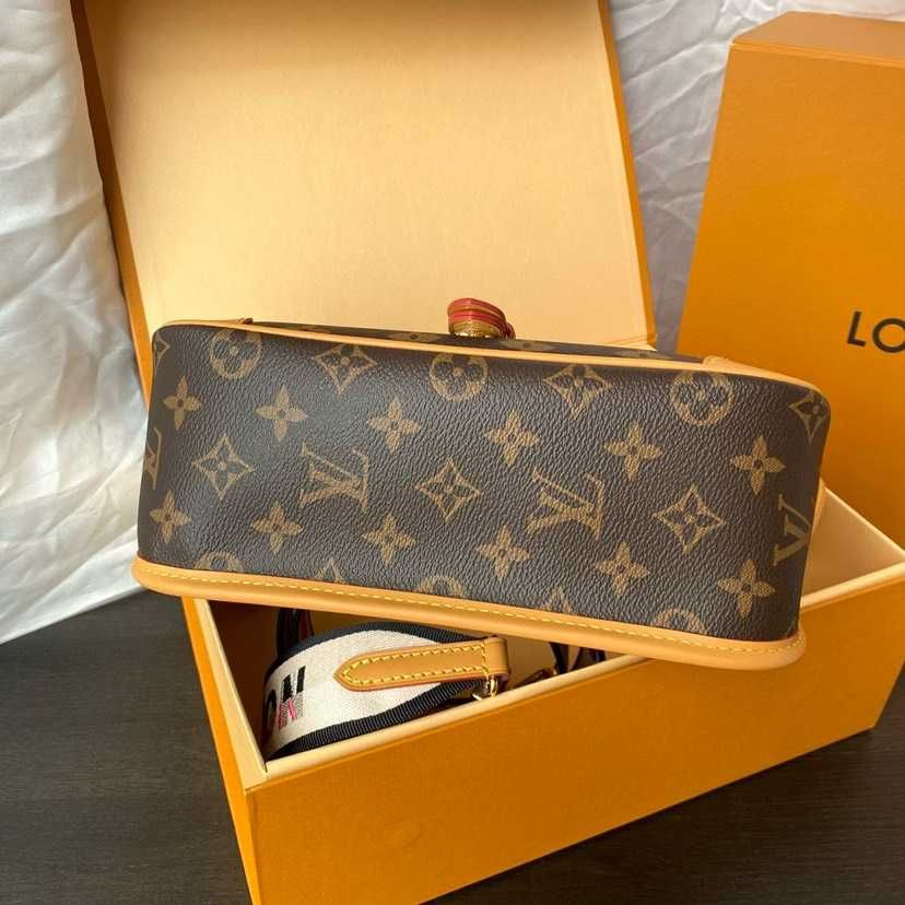 LV top versão chip dinâmico m45985 bolsa de axila diane