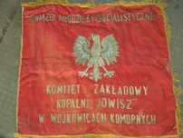 Sztandar ZMS Komitet Zakładowy