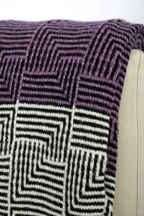 Belíssimas e originais mantas artesanais em ponto Tunisino