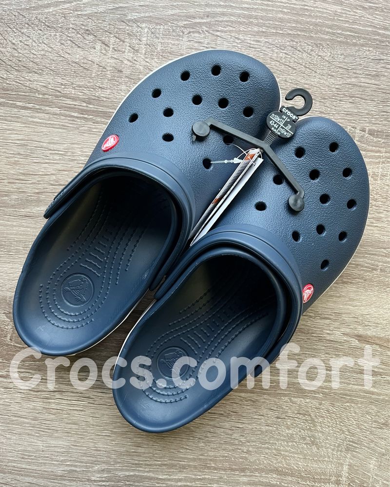 Крокси сині крокбенд чоловічі і жіночі 36-44, crocs crocband navy