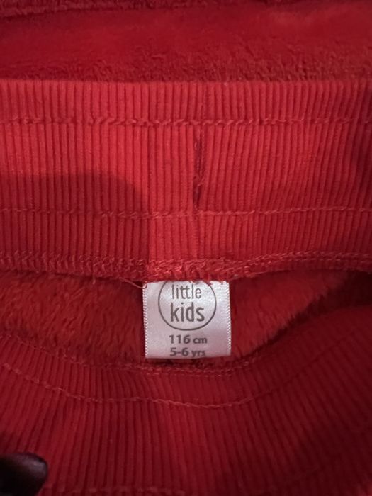 Nowy komplet dziecięcy zimowy świąteczny Little Kids r. 110 bluza