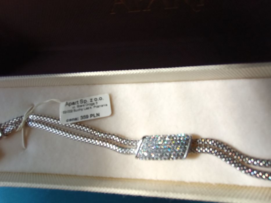 Bransoletka Apart srebrna nowa z metką