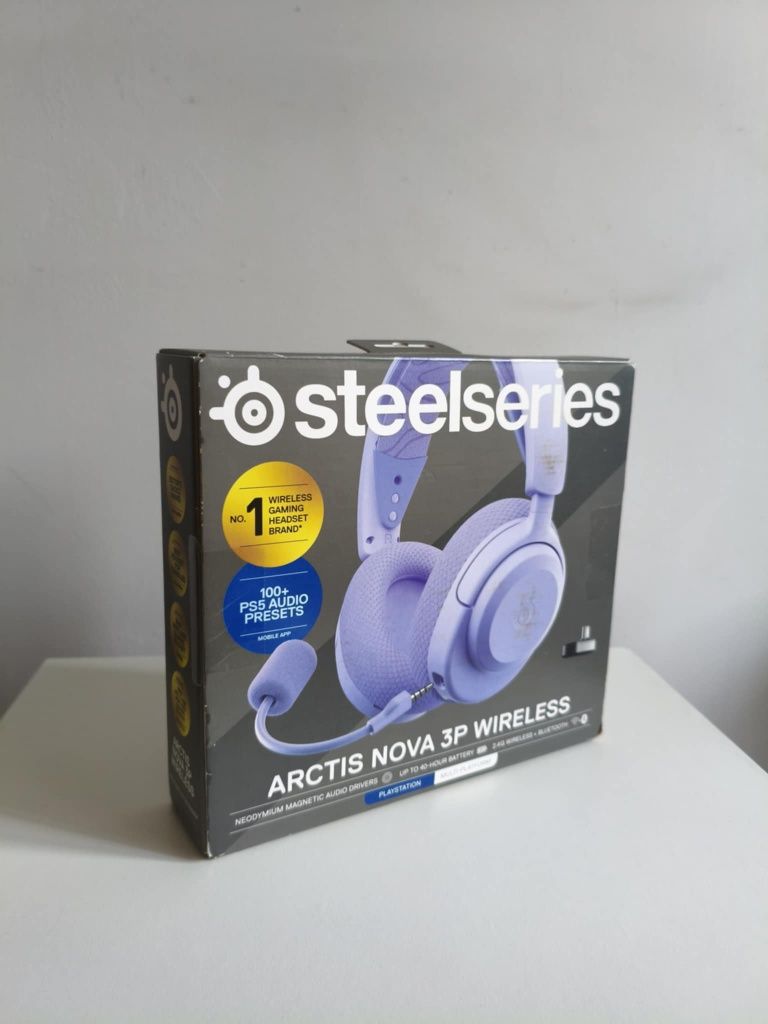 Nowe słuchawki Arctis Nova 3P Wireless for PlayStation - Lavender