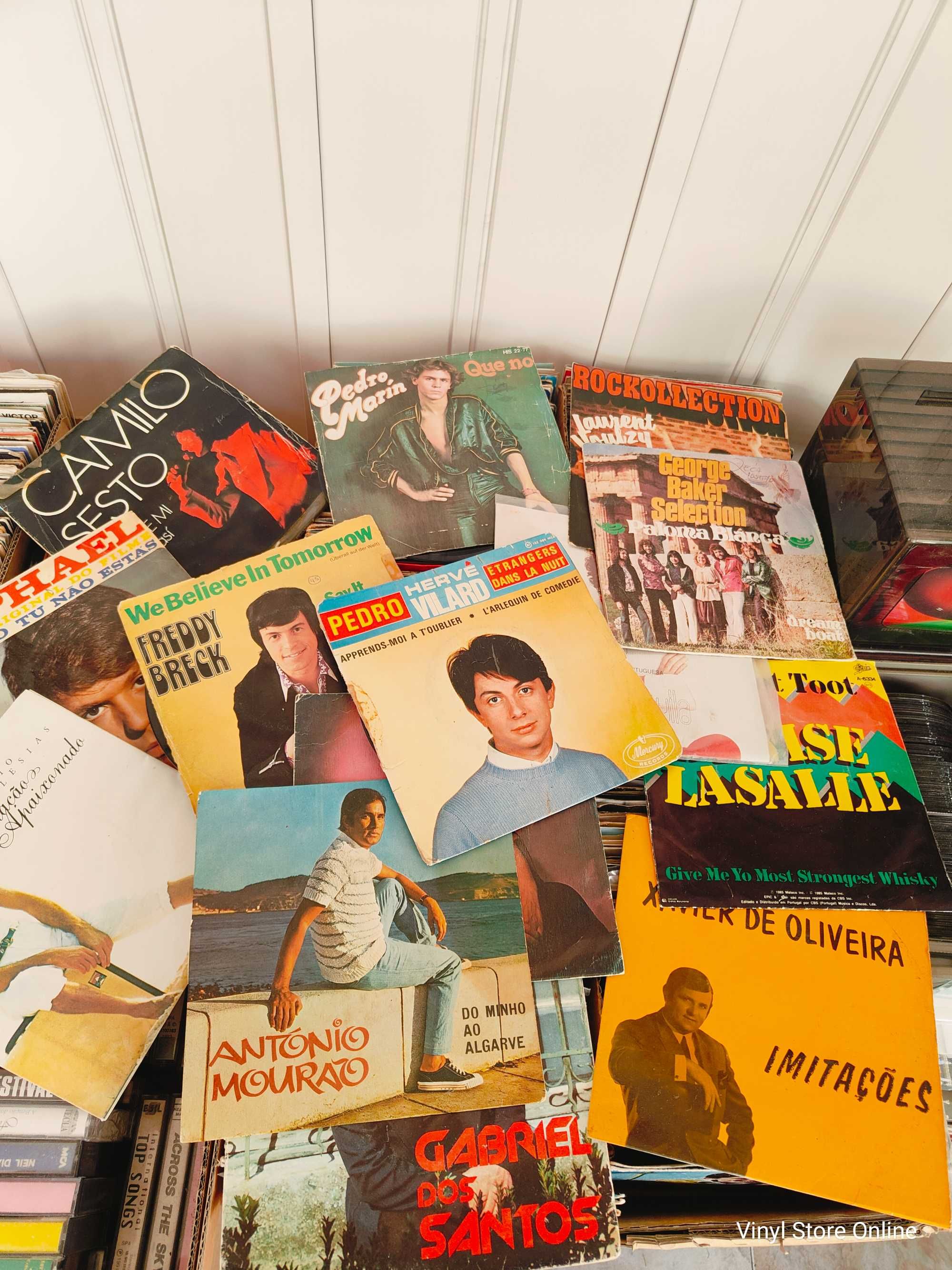 Lote 500 discos Vinils , SP's e EP's