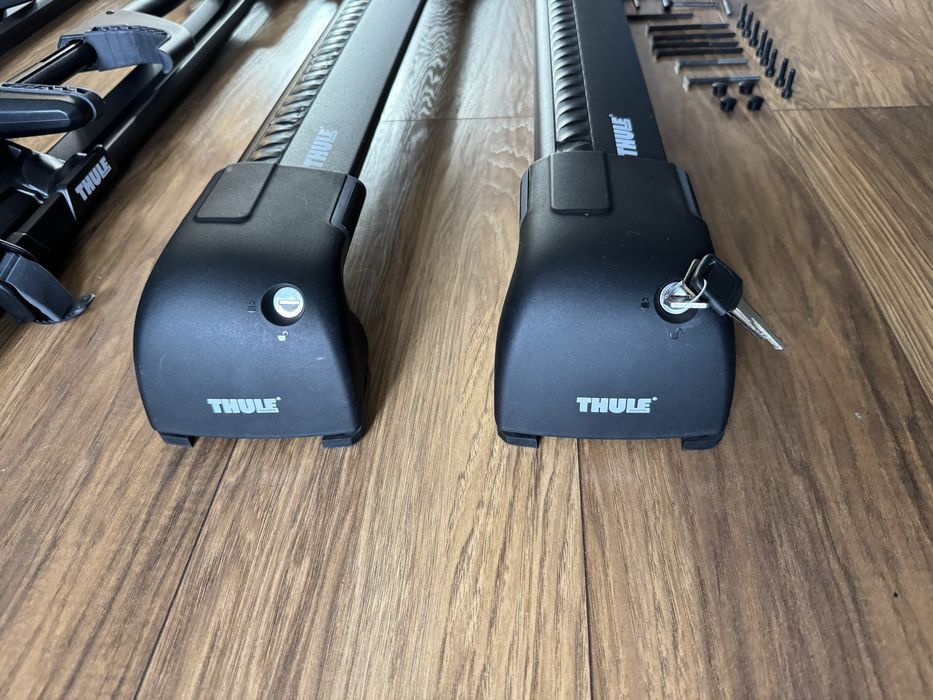 Bagażnik rowerowy Thule WingBar Edge BLACK +2 razy Thule ProRide BLACK