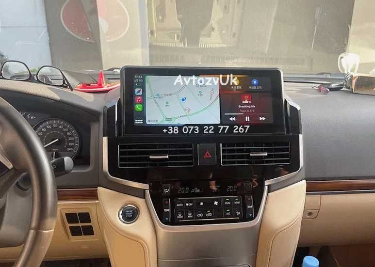 Android LC 200 LAND CRUISER 200 Toyota Тесла LC200  CarPlay Магнитола