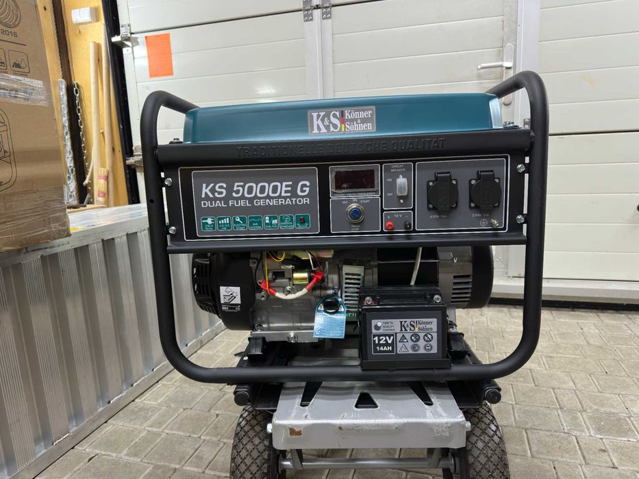 Продам новий генератор Könner & Söhnen KS 5000E G Dual Fuel, 4/4,5 кВт