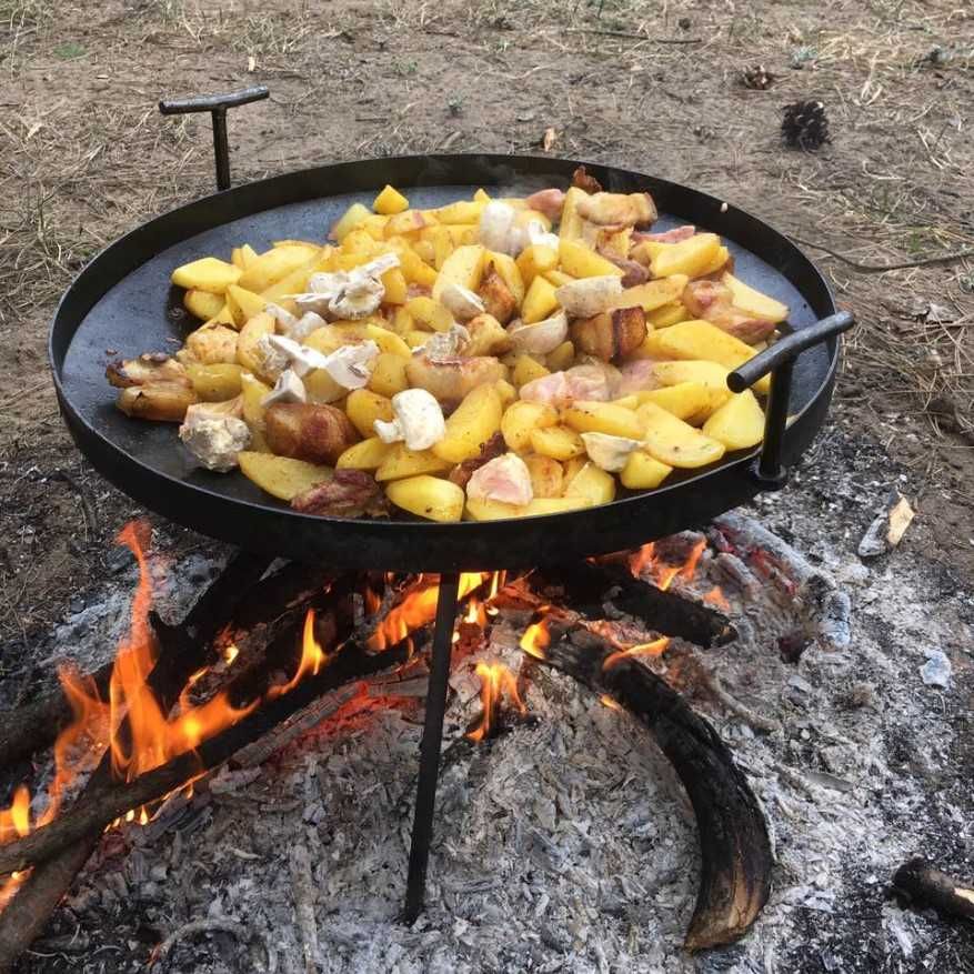 Сковорода з диска борони, чохол, садж із розбірними ніжками