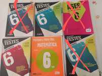 Conjunto de livros de apoio do 6 ano