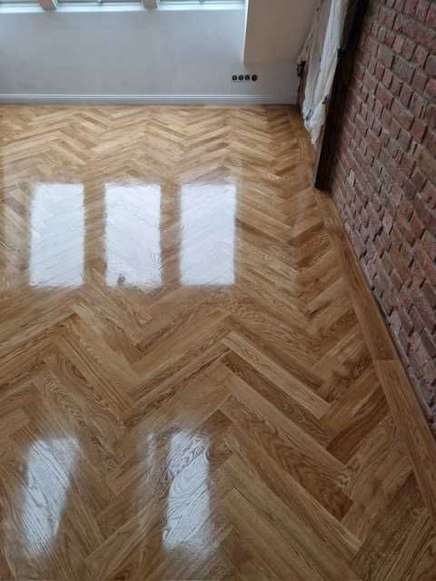 Super Promocja-Parkiet Dębowy lity 15x90x400
