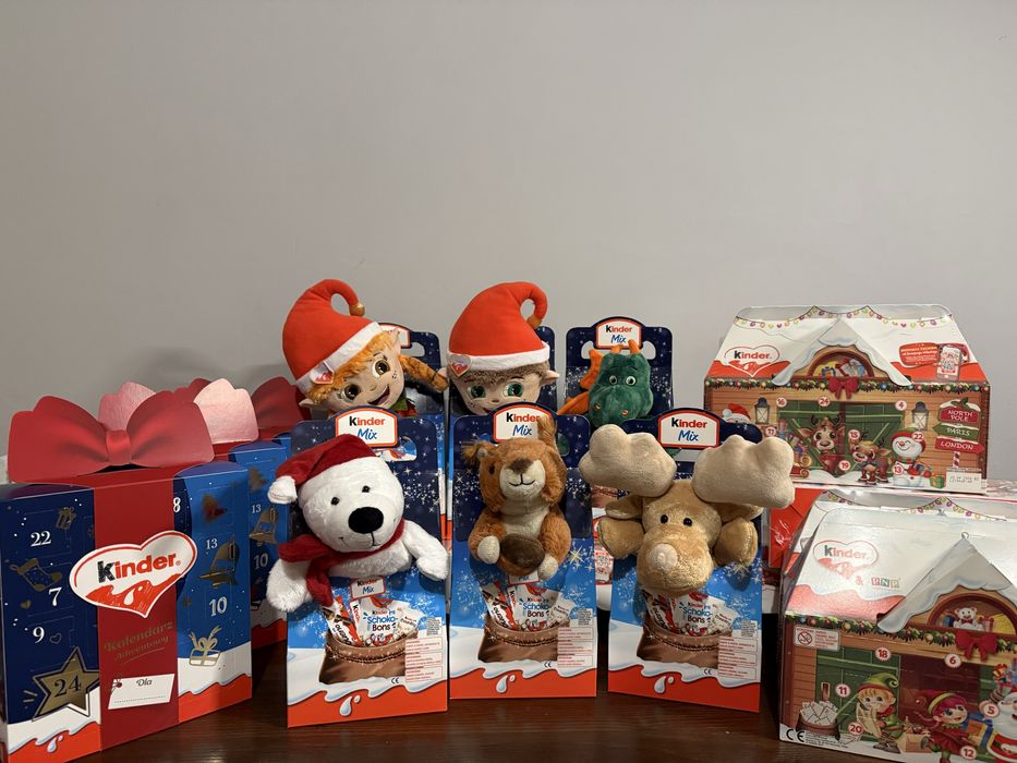 Подарунок з мякою іграшкою  Маху Міх з солодощами від Кіндер kinder