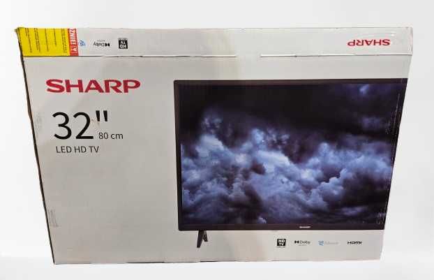 telewizor SHARP 32'' led HD Ready pilot pudełko