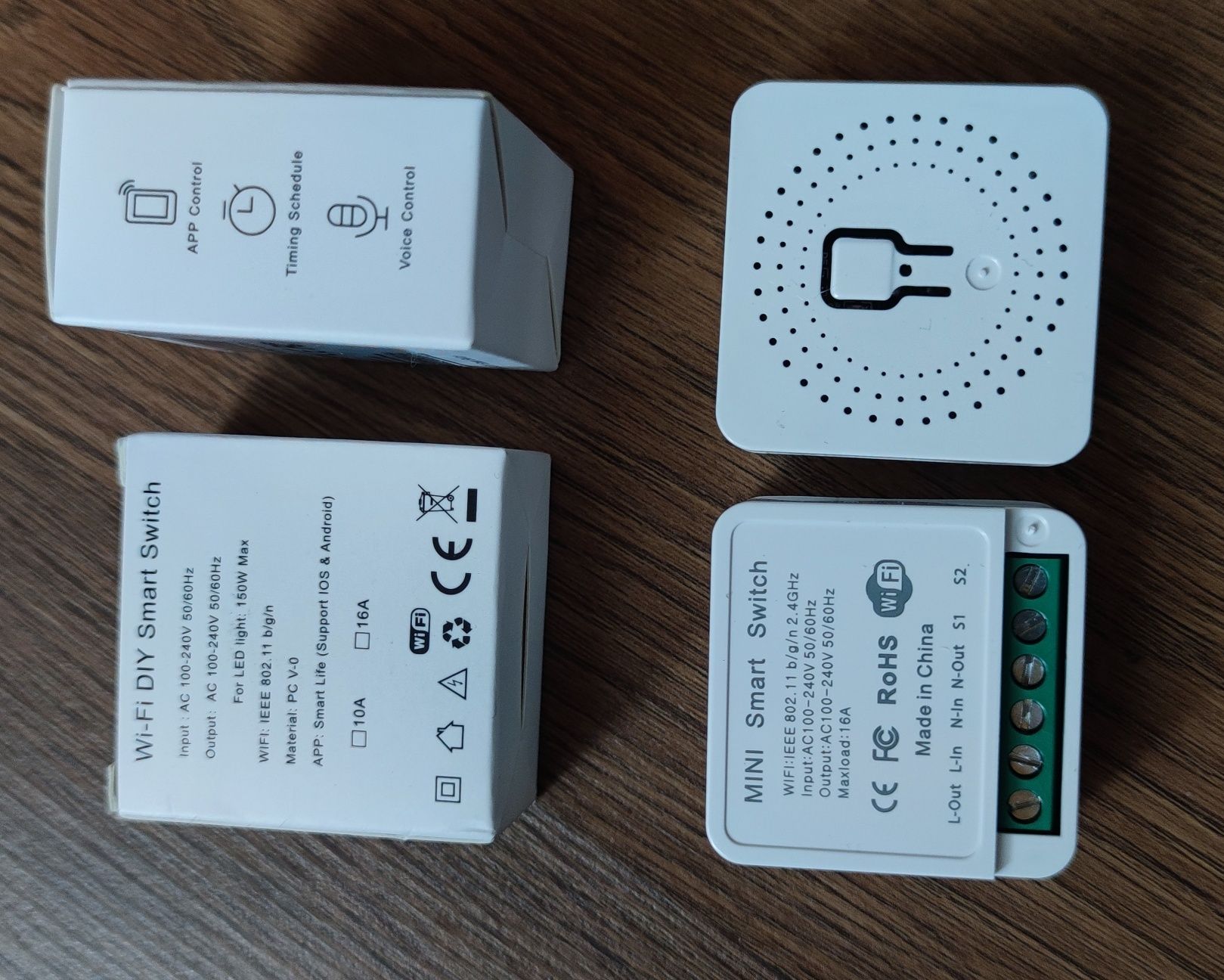 Tuya smart switch WIFI реле 10A 16A Розумний будинок розетка вимикач