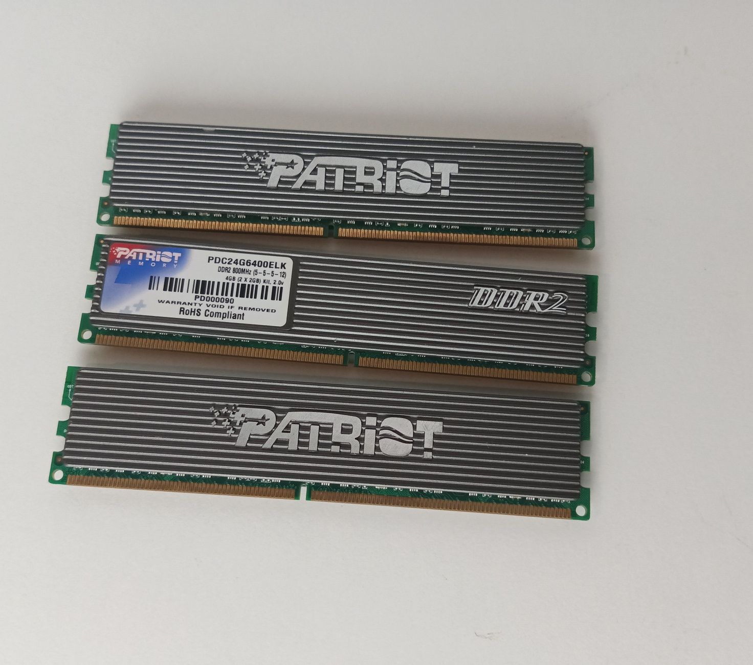 Patriot 3 Kości po 2x2GB DDR2 800MHz