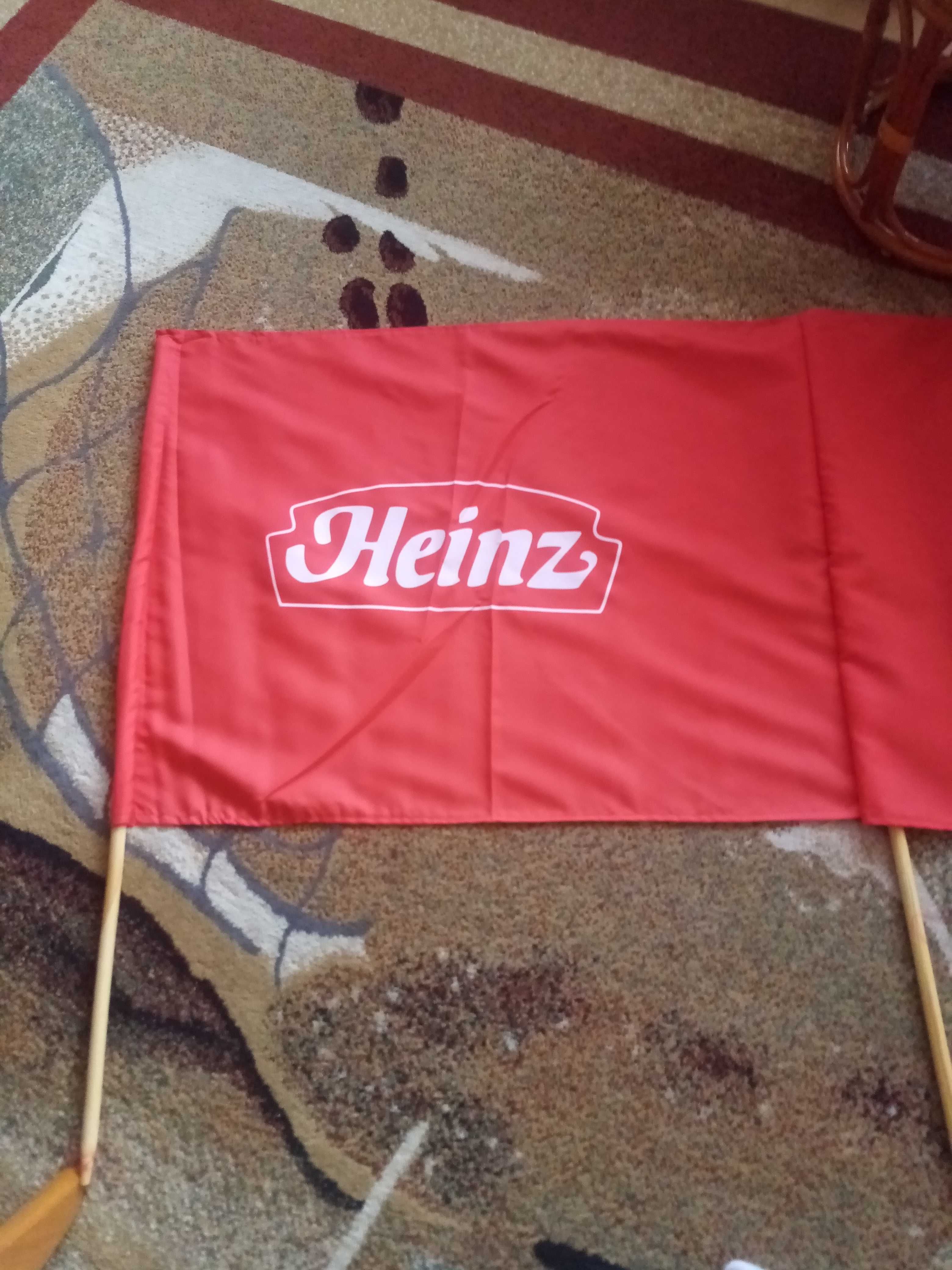 Parawan plażowy logo Heinz 3,6m