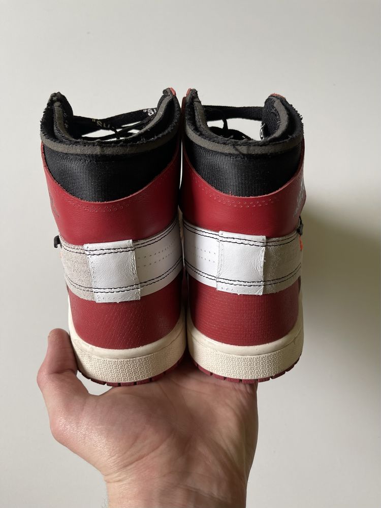 Jordan 1 off-white chicago кроссовки мужские