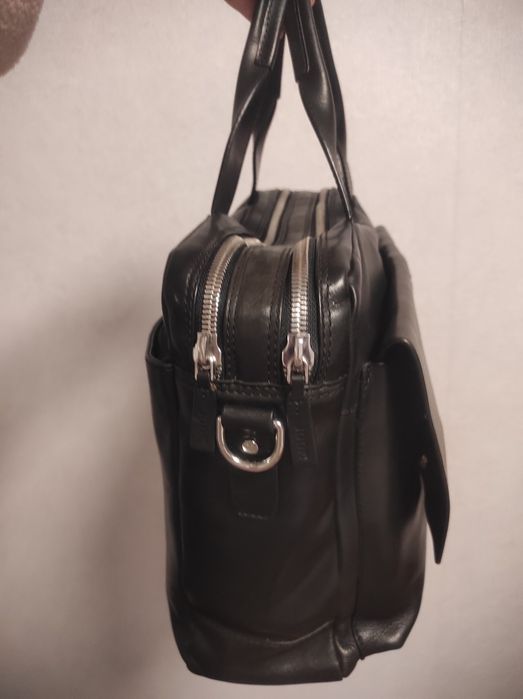 Шкіряна сумка для ноутбука joop