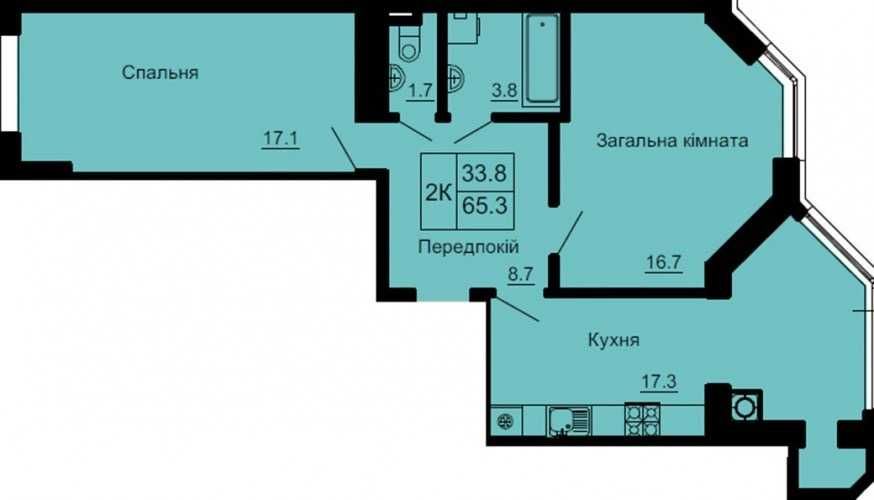 67м2 без комiсiї 2к з ДОКУМЕНТАМИ дом зданий в 2020р ЖК Софія Резиденс