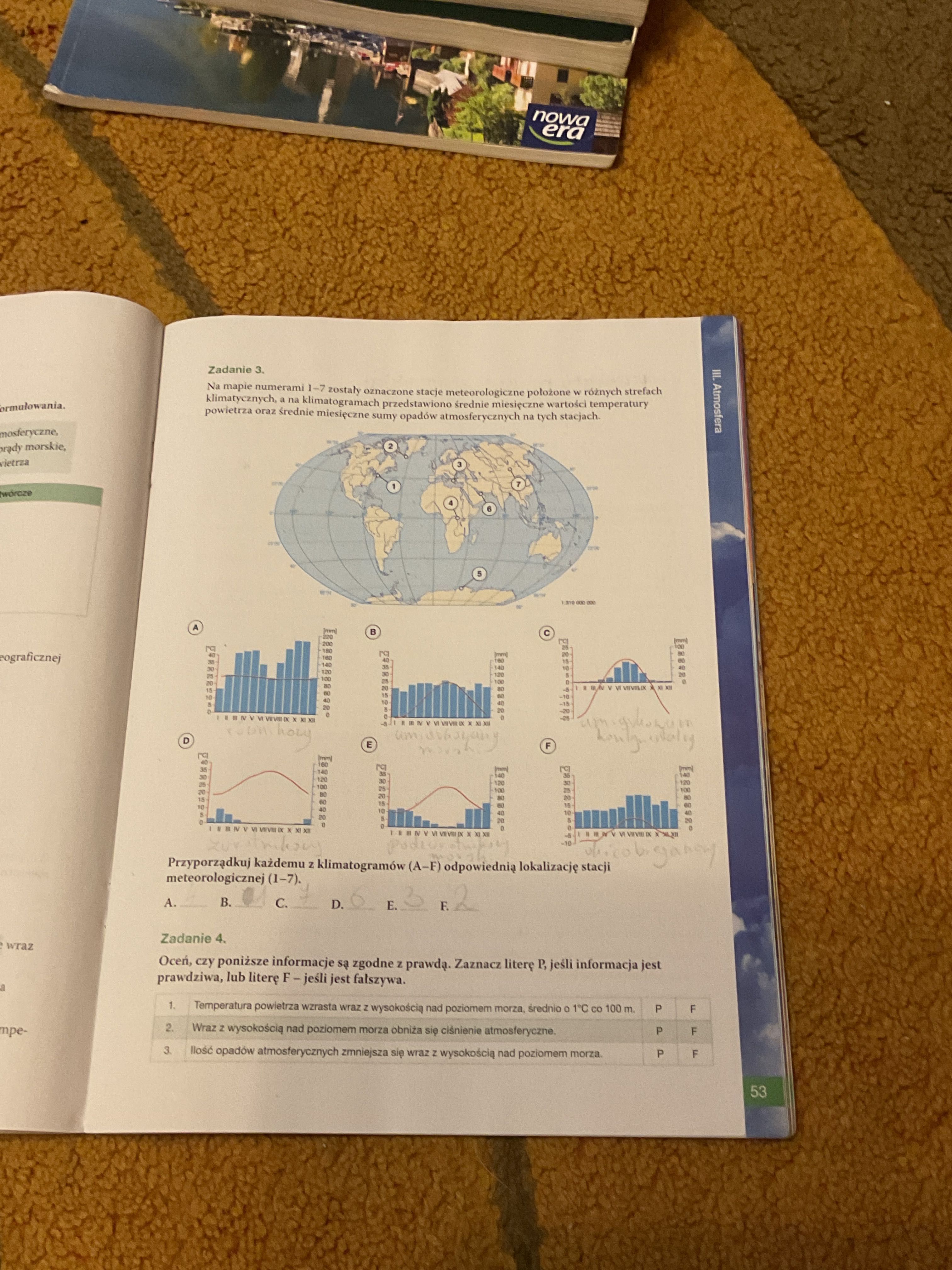 Oblicza geografii 1 karty pracy