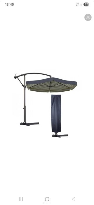 Parasol ogrodowy carruzzo średnica 3,5 m