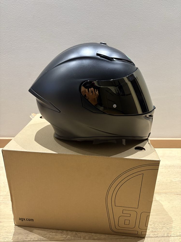 Kask motocyklowy AGV K3 rozmiar XL + dodatkowa lustrzana szyba.