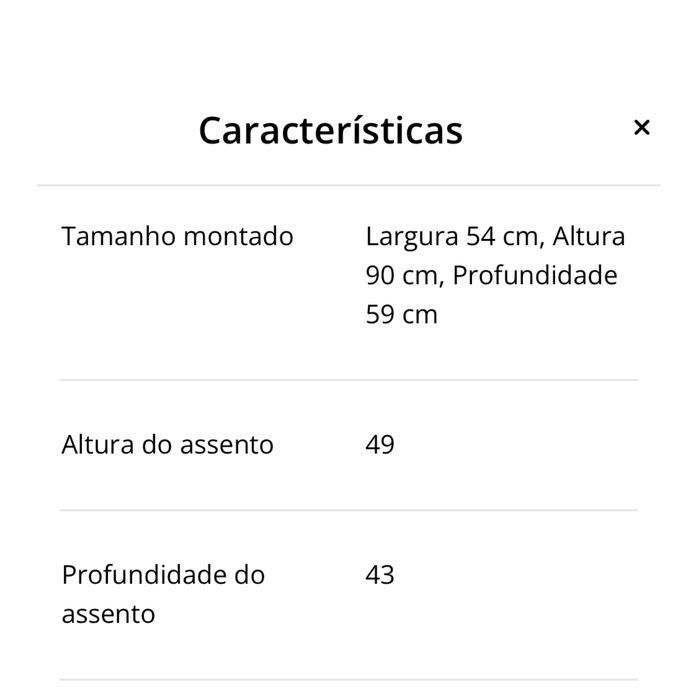 Cadeira jantar giratória - conjunto 6