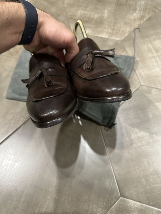 Лоферы коричневые Yarmich boss