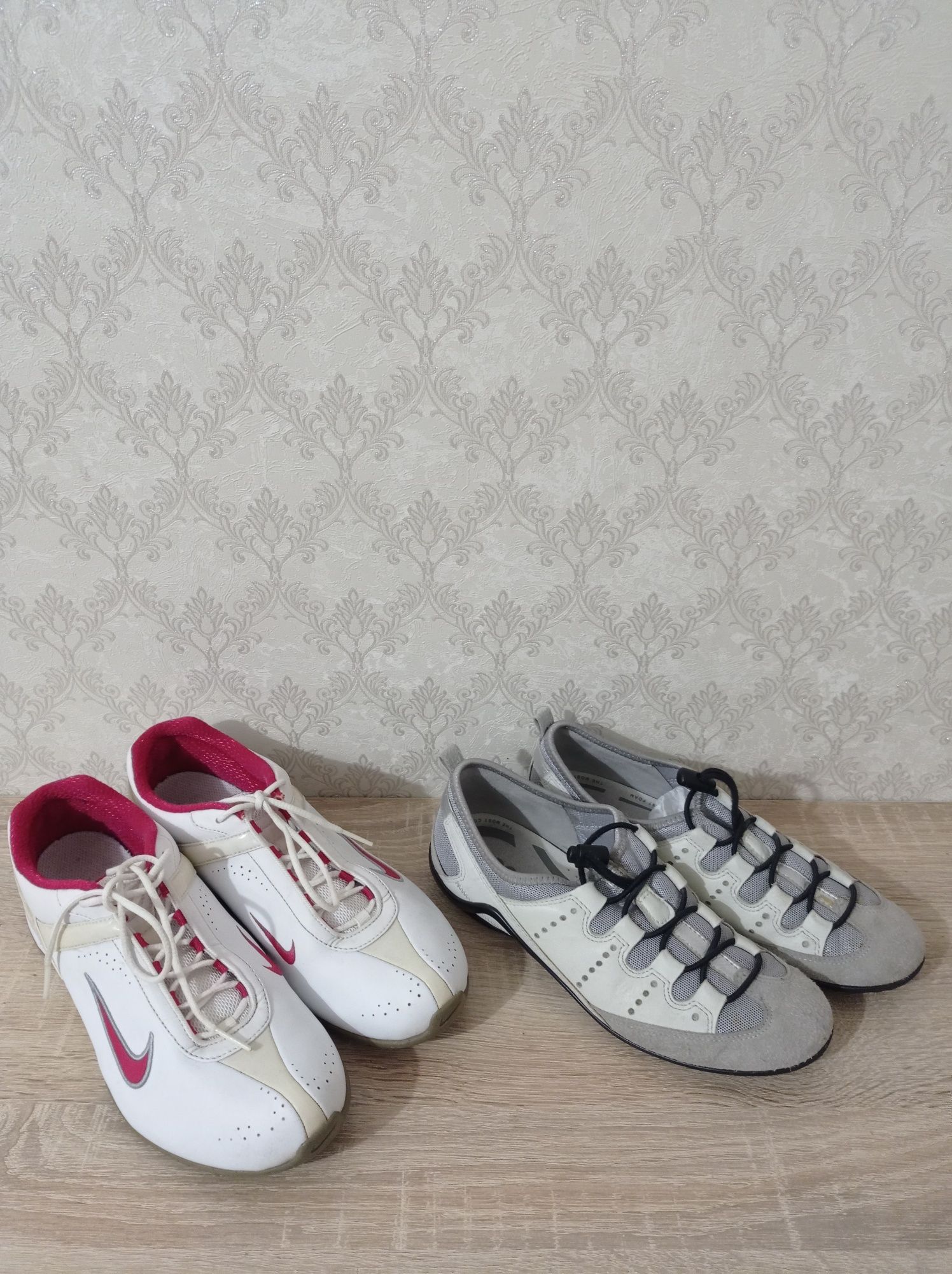 Кроссовки женские Ecco, Nike р.36, р.38, в отличном состоянии
