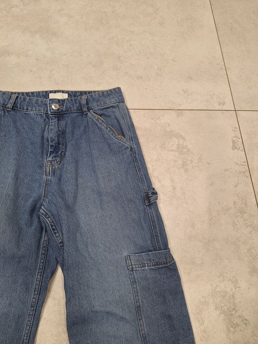 Spodnie Jeans z szerokimi nogawkami H&M