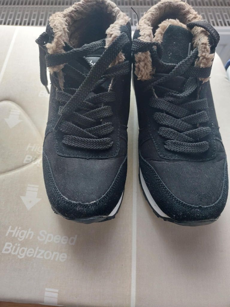 Buty męskie ocieplane, Woolys, czarne, rozmiar 40