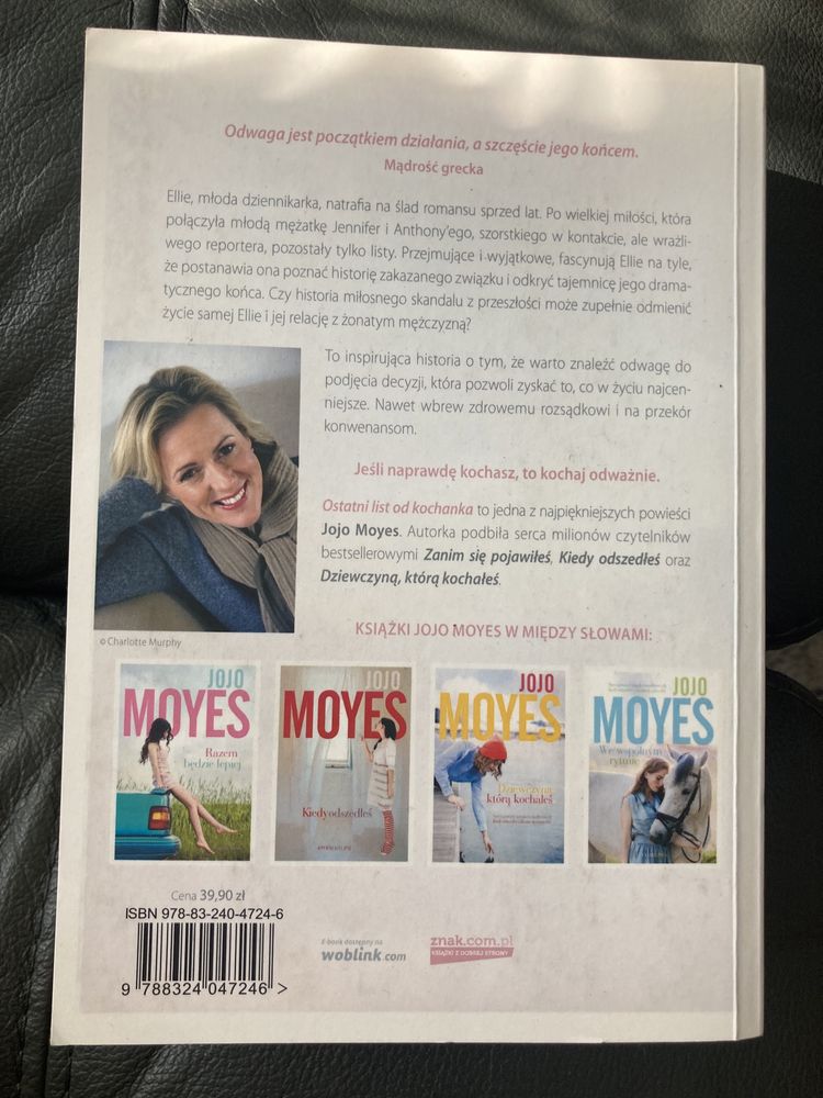 Ostatni list do kochanka Jojo Moyes