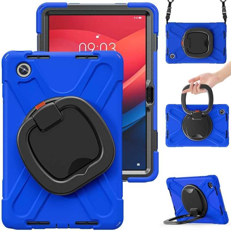 Pancerne Mocne Etui z Uchwytem do Lenovo Tab M11 granatowe
