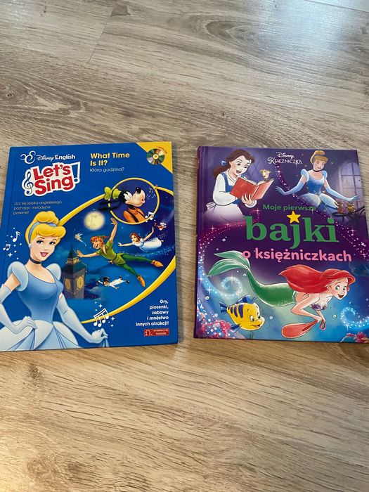 2 książeczki z motywem Disney