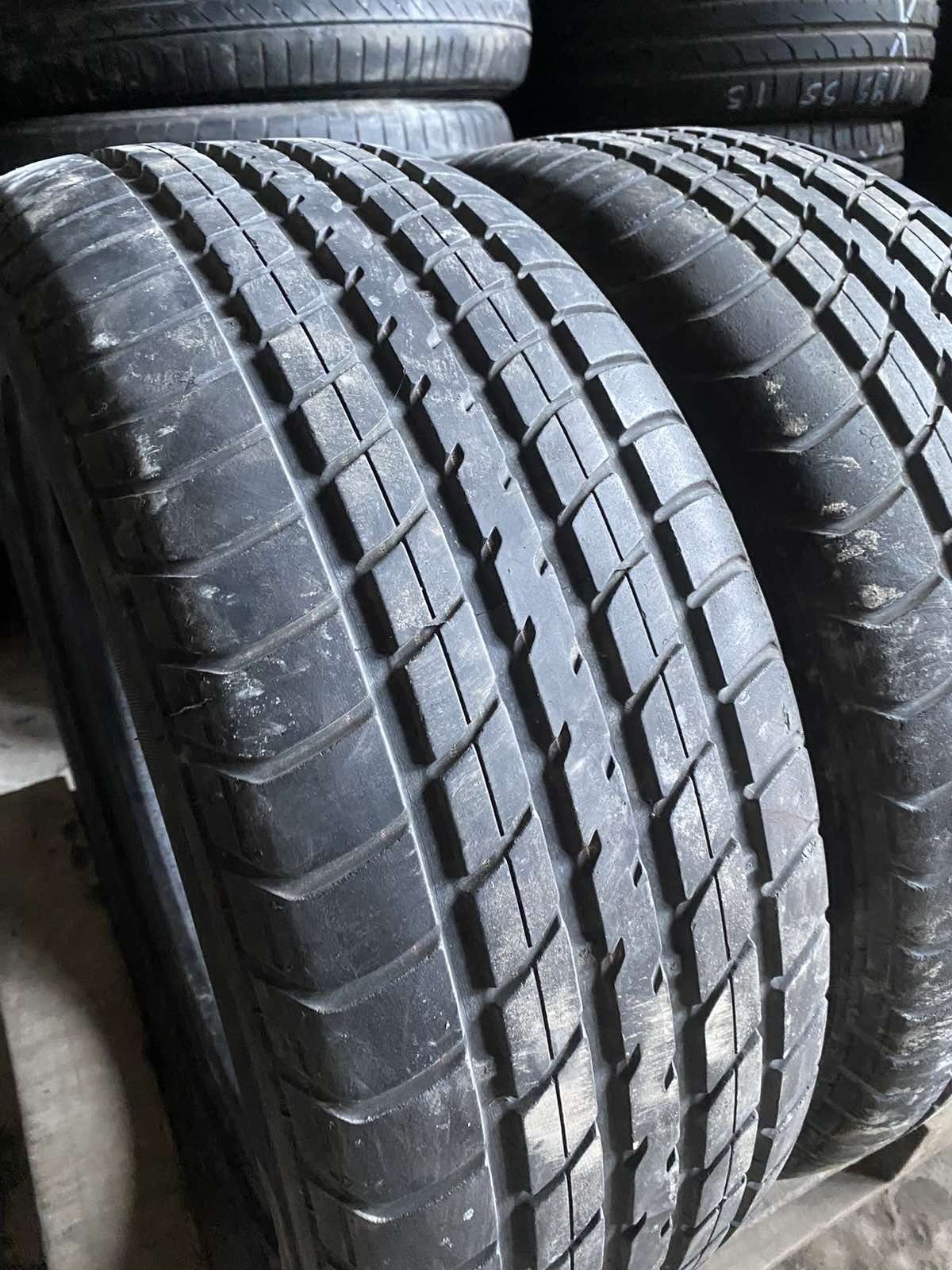 205.55.16 Dunlop 2шт лето БУ склад шины резина из Европы 55 R16